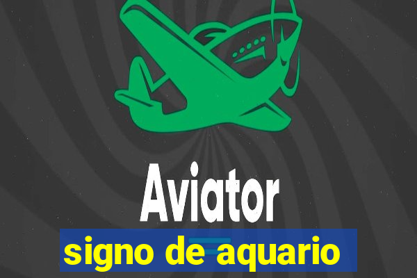 signo de aquario